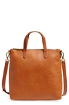 Madewell The Transport Leather Crossbody Bag - Brown In English Saddle