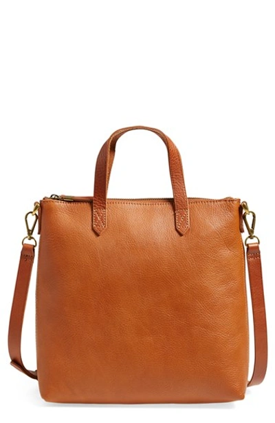Madewell The Transport Leather Crossbody Bag - Brown In English Saddle