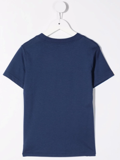 Shop Ralph Lauren Polo Pony Cotton T-shirt In Blue