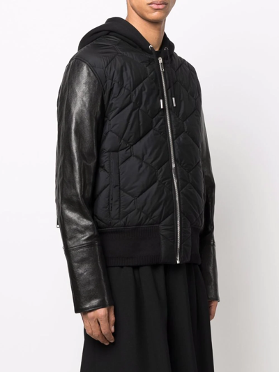 Givenchy Padded-panel Jacket In Black