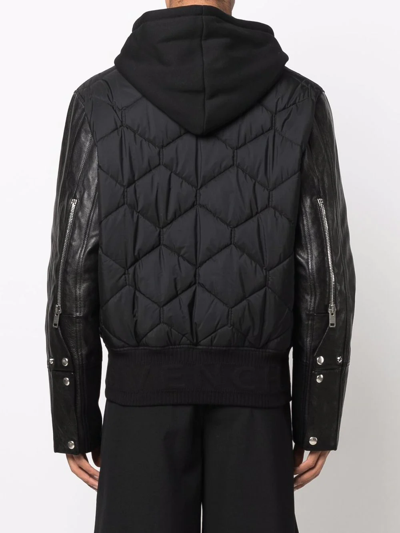 Givenchy Padded-panel Jacket In Black