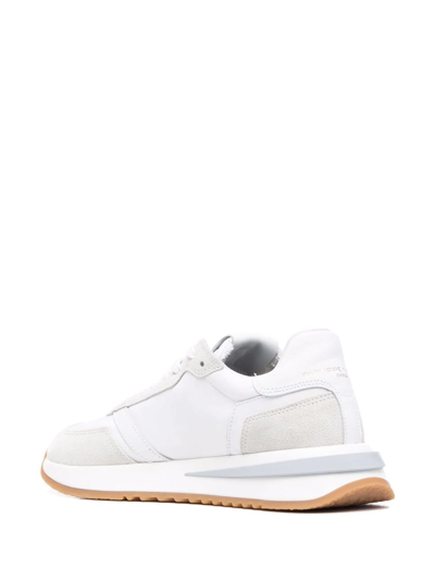 Philippe Model Tropez Panelled Low-top Sneakers In White