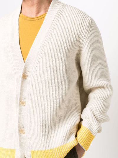 LE CARDIGAN LIMONE 罗纹V领开衫