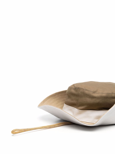 Isabel Marant Cavianoh Drawstring Hat In Nude