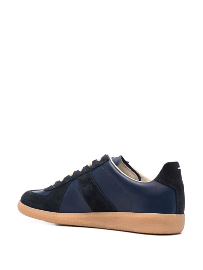 Shop Maison Margiela Replica Low-top Sneakers In Blau