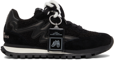 Shop Marc Jacobs Black 'the Teddy Jogger' Sneakers In 001 Black