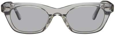 Shop Akila Grey Method Sunglasses In Cement Frame / Grey