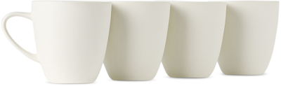 Shop Mud Australia Off-white Mug Set In Milk