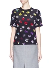 DIANE VON FURSTENBERG 'Dayle' Daisy Print Silk T-Shirt