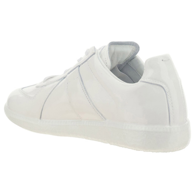 Shop Maison Margiela Women's Shoes Leather Trainers Sneakers  Replica In White