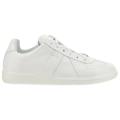 Shop Maison Margiela Women's Shoes Leather Trainers Sneakers  Replica In White