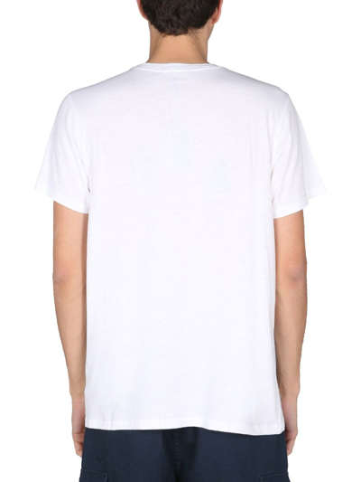 Shop Isabel Marant Men's White Cotton T-shirt
