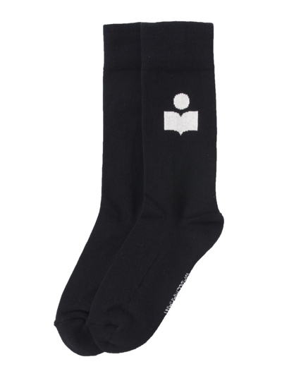 Shop Isabel Marant Women's Black Other Materials Socks