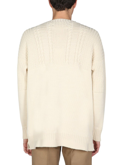 Shop Maison Margiela Men's White Other Materials Sweater