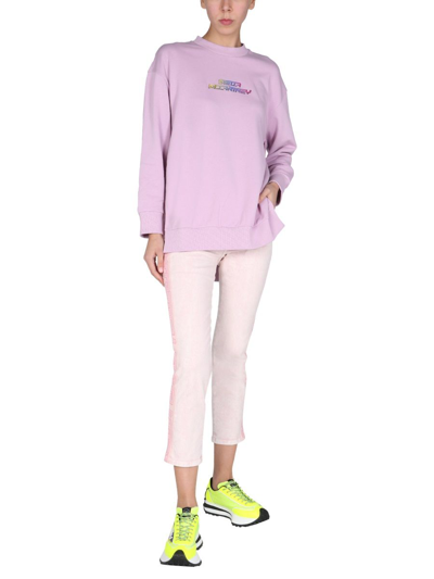 Shop Stella Mccartney Women's Pink Cotton Jeans In Beige