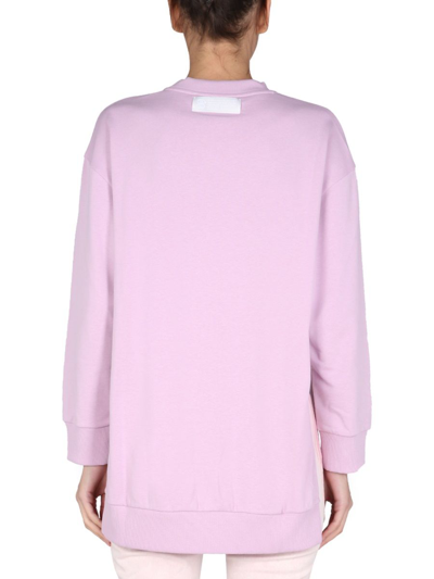 Shop Stella Mccartney Women's Purple Cotton Sweatshirt