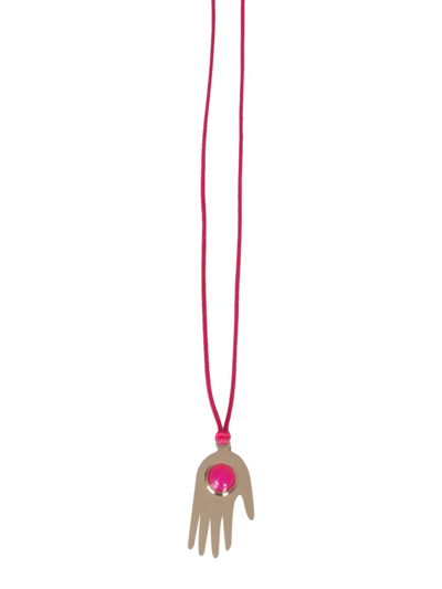 Shop Isabel Marant Women's Fuchsia Other Materials Necklace