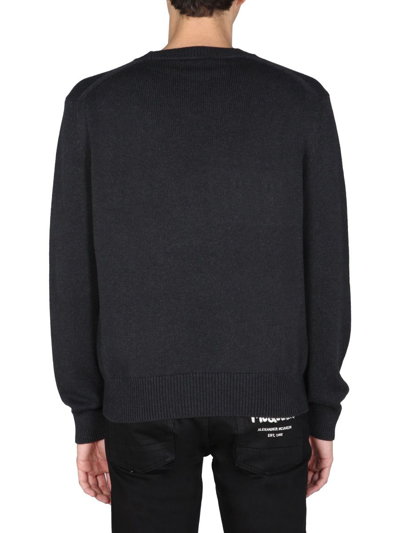 Shop Alexander Mcqueen Men's Black Other Materials Sweater