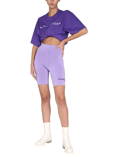 Shop Marc Jacobs Women's Purple Other Materials Shorts