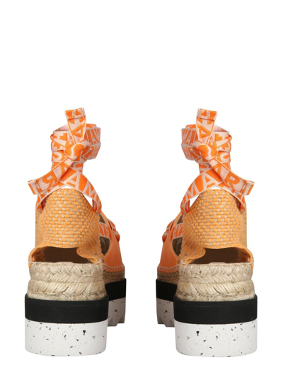 Shop Stella Mccartney Women's Orange Other Materials Sandals