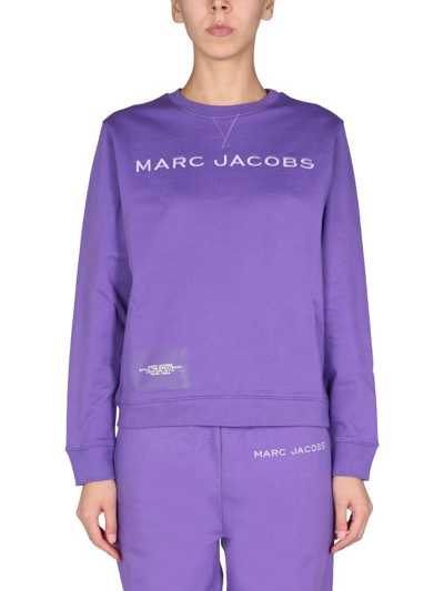 Shop Marc Jacobs Women's Purple Other Materials Sweatshirt