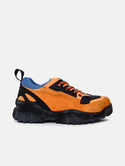 Shop Noova Space Orange Technical Fabric Sneakers