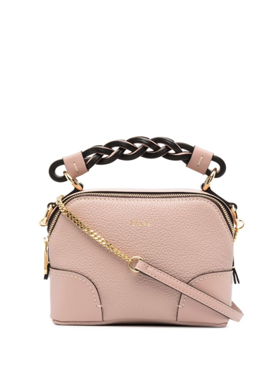 Shop Chloé Daria Mini Bag In Rosa
