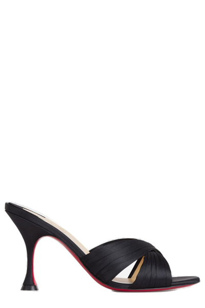 Shop Christian Louboutin Nicole Is Back Mules In Black