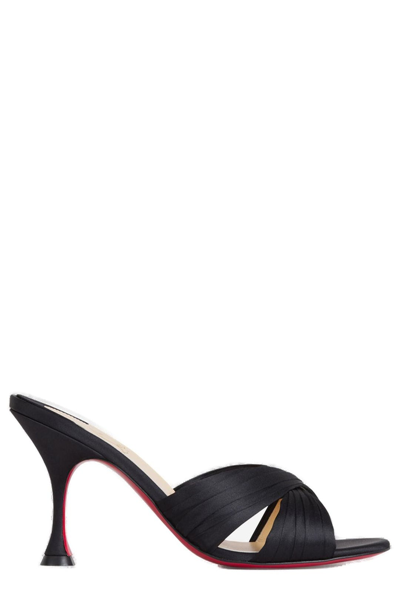 christian louboutin nicol is back red sole slide sandals