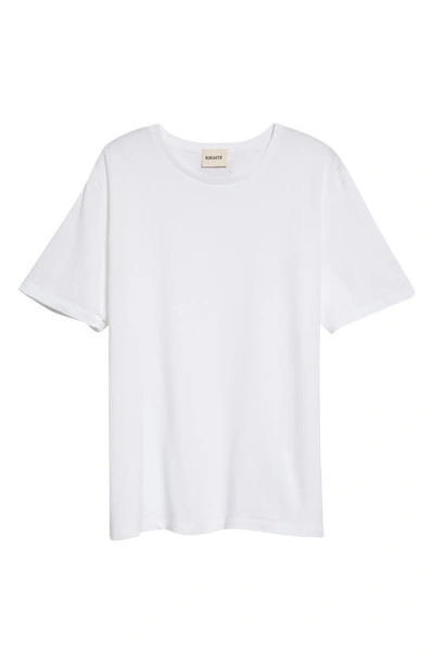 Shop Khaite Mae Cotton T-shirt In White
