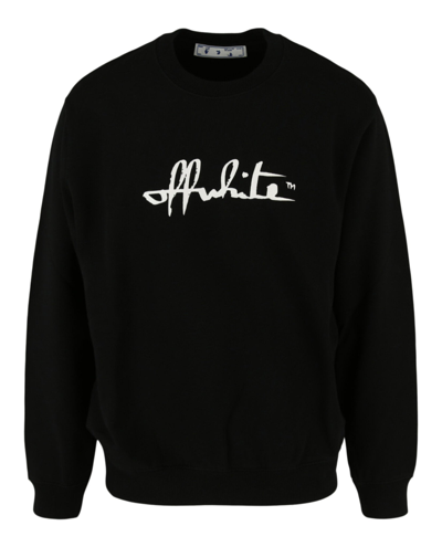 Shop Off-white Womens Logo Sweater In Black/white