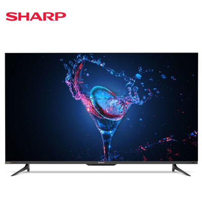 夏普(SHARP)4T-C70D7DA 70英寸全面屏 4K超清 2+64G 日本原装面板 双线WIFI智能平板电视
