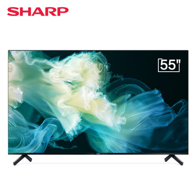 夏普(SHARP)4T-M55Q6CA 55英寸全面屏 4K超高清 2+16G 杜比音效 HDR10智能网络平板液晶电视