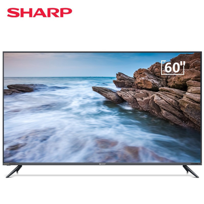 [2021年新品]夏普(SHARP) 60英寸日本原装面板 4K超高清 1.5+16G内存 杜比音效 智能网络平板电视