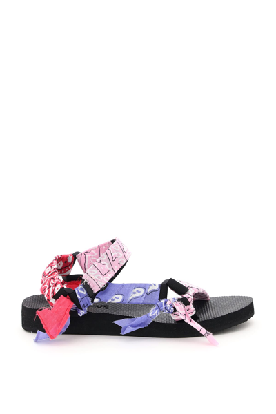 Shop Arizona Love Trekky Bandana Sandals In Mix Pink (pink)