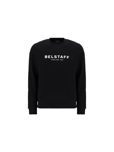 Shop Belstaff 1924 Sweatshirt In Black/white