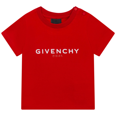 Shop Givenchy T-shirt With Print In Red