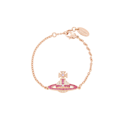 Shop Vivienne Westwood Kika Rose Gold-tone Orb Bracelet