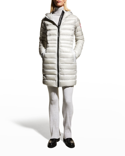 Shop Canada Goose Cypress Hooded Puffer Jacket In Melt Water