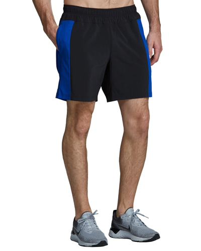 Shop Fourlaps Men's Bolt 7-inch Athletic Shorts In Black Royal