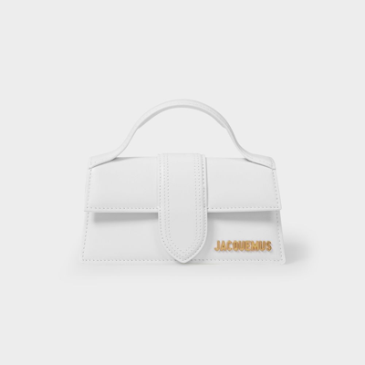 Shop Jacquemus Le Bambino Crossbody -  - White - Leather