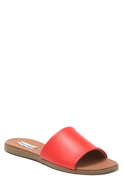 Shop Steve Madden Kailey Slide Sandal In Burnt Orange