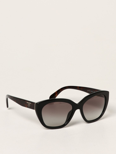 Shop Prada Sunglasses In Acetate In Schwarz 1
