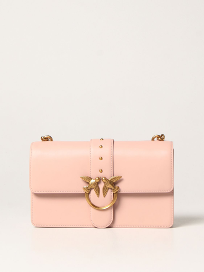 Shop Pinko Love Classic Icon Simply  Bag In Smooth Leather