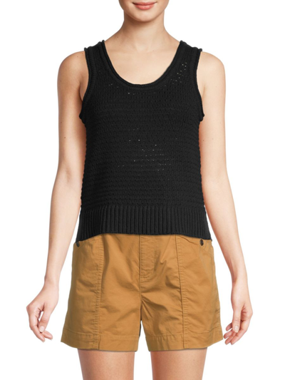 Shop Madewell Women's Fairview Sweater Tank Top In True Black