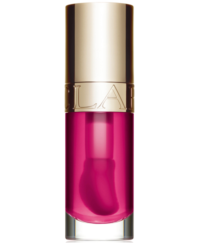 Shop Clarins Lip Comfort Oil, 0.24 Oz. In Raspberry