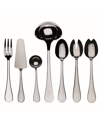 Shop Mepra Brescia Full Serving Set, 7 Piece In Stainless Steel