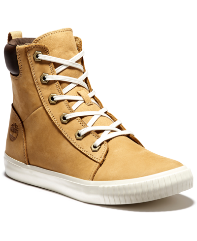 Shop Timberland Women's Skyla Boots From Finish Line From Finish Line In Wheat Nubuck
