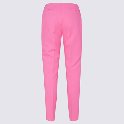 Shop Blumarine Hot Pink Tailored Trousers