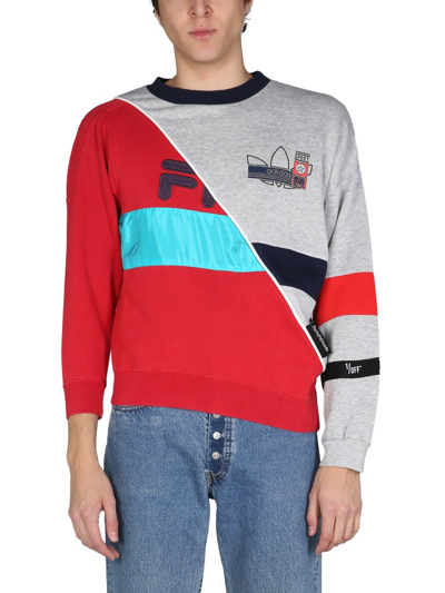 Shop 1/off Remade Wrangle Sweatshirt Unisex In Multicolour
